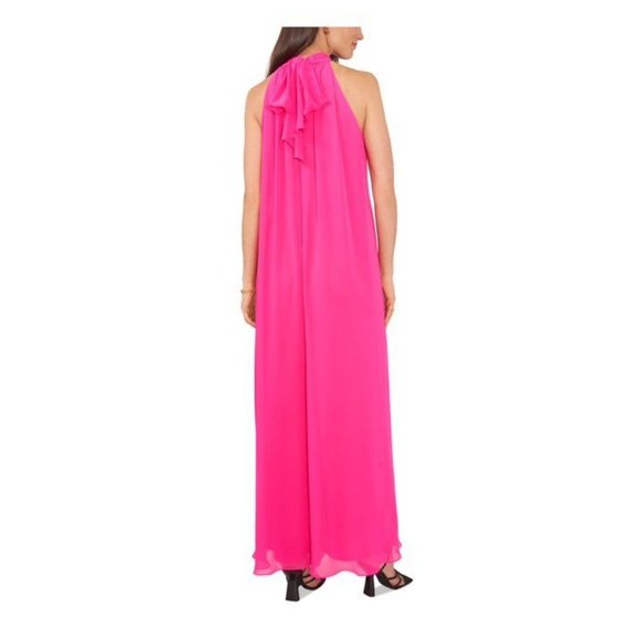 VINCE CAMUTO Women's Sleeveless Leg Jumpsuit Pink Size M NWT - Picture 3 of 5
